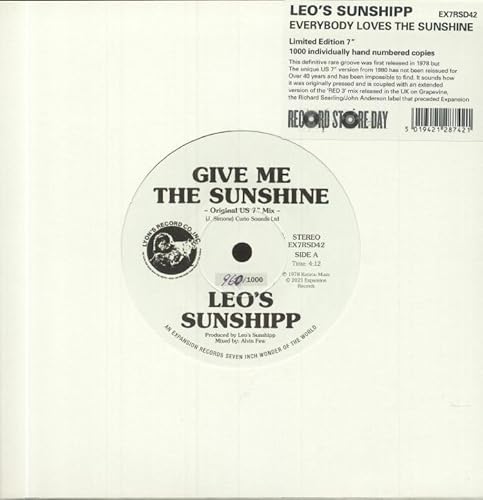 Give Me the Sunshine (Us 7" Version) [Vinyl Single] von FAMILY$ EXPANSION