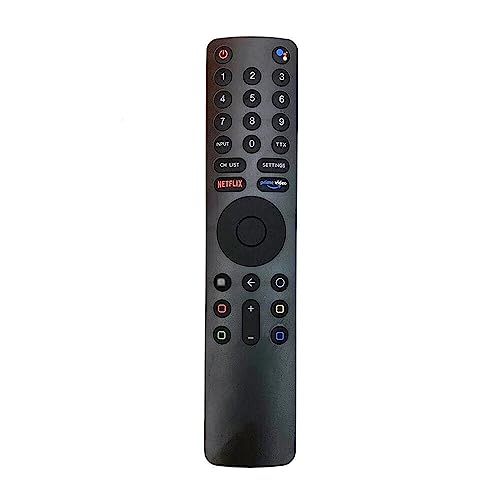 Ersatz-Bluetooth-Sprachfernbedienung Kompatibel mit Google Voice Assistant für MI TV 4S, 4A XMRM-010 L55MS-5A MI LED l43m6-6aeu von FAMKIT