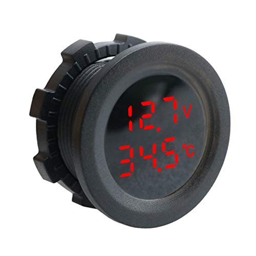 FAMKIT Digitale Autobatterie Voltmeter Temperaturmesser Monitor für 12V Fahrzeuge FAMKIT Digitale Autobatterie Voltmeter Temperaturmesser Monitor für 12V Fahrzeuge von FAMKIT