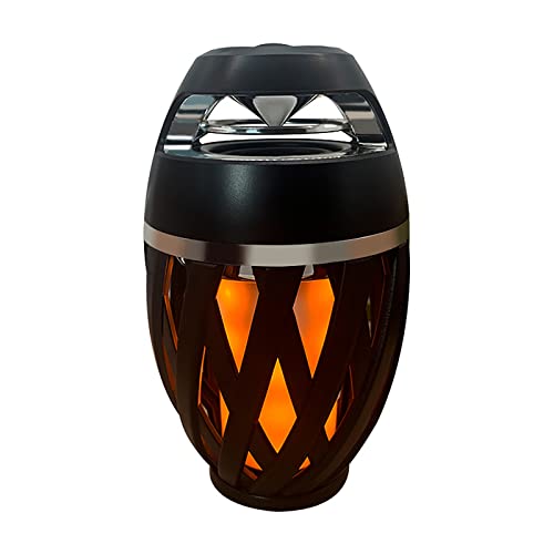 FAMKIT LED Flame Lautsprecher Outdoor Bluetooth Lautsprecher TWS Unterstützt Tragbarer Wireless Lautsprecher Bluetooth 5.0 Flame Lautsprecher für Camping Party Garten Haus Terrasse Dekoration von FAMKIT