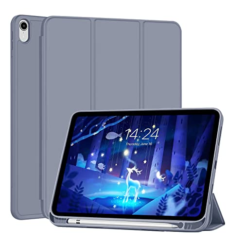 FANSONG Hülle für iPad 10 Generation 10,9 Zoll 2022 Case,iPad 10th Case TPU mit Auto Schlafen/Wachen Smart Cover Schutzhülle Flip Stand für iPad 10th 2022 A2696 A2757 A2777 (Lila) von FAN SONG