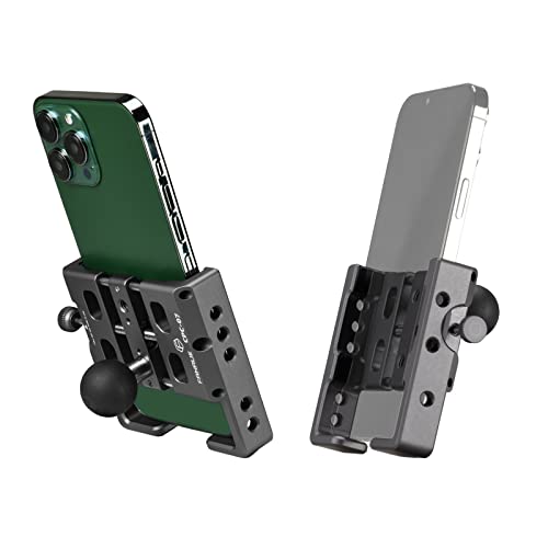 FANAUE CPC-07 Smartphone-Halterung mit abnehmbarem 2,5 cm Kugelkopf, kompatibel mit Smartphones mit einer Breite von 61 mm bis 86 mm. von FANAUE