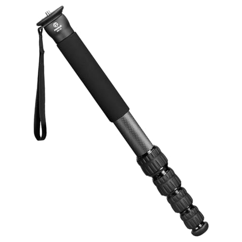 FANAUE MD-01 Kamera-Einbeinstativ mit 1/4-Zoll-20- und 3/8-Zoll-16-Gewinde, Kohlefaser-Einbeinstativ für Canon, Nikon, Sony und DSLR-Kameras, leichtes Reise-Einbeinstativ, Traglast 10 kg, ideal für FANAUE MD-01 Kamera-Einbeinstativ mit 1/4-Zoll-20- und 3/8-Zoll-16-Gewinde, Kohlefaser-Einbeinstativ für Canon, Nikon, Sony und DSLR-Kameras, leichtes Reise-Einbeinstativ, Traglast 10 kg, ideal für von FANAUE