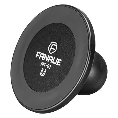 FANAUE Magnetische Autohalterung, kompatibel mit RAM Mount B Größe Kugelkopf, Handyhalterung für Armaturenbrett, Windschutzscheibe & Zubehör, geeignet für 4,7-7,5 Zoll Smartphones von FANAUE