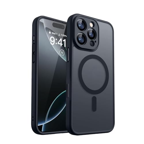 FANNTAKO Magnetische Schutzhülle für iPhone 16 Pro Max, schlanke Passform für MagSafe, stoßfest, Fallschutz in Militärqualität, vollständiger Kameraschutz, durchscheinende, matte Rückseite FANNTAKO Magnetische Schutzhülle für iPhone 16 Pro Max, schlanke Passform für MagSafe, stoßfest, Fallschutz in Militärqualität, vollständiger Kameraschutz, durchscheinende, matte Rückseite von FANNTAKO