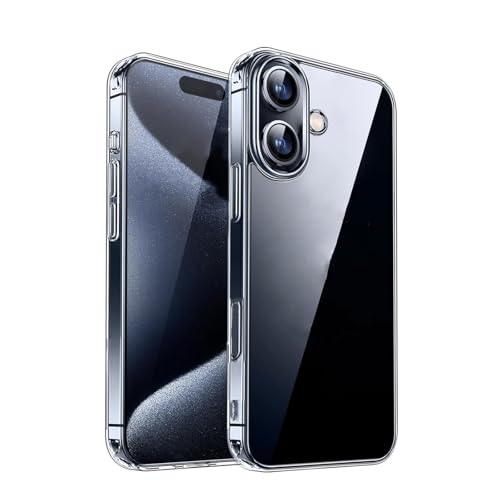 FANNTAKO Schutzhülle für iPhone 16, schmal, stoßfest, kompatibel mit iPhone 16, Anti-Gelb, transparente Handyhülle, transparent FANNTAKO Schutzhülle für iPhone 16, schmal, stoßfest, kompatibel mit iPhone 16, Anti-Gelb, transparente Handyhülle, transparent von FANNTAKO