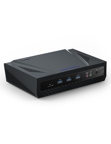 FANPEEC Mini PC i7 12. Generation, Desktop PC Windows 11 Pro, 8GB DDR5 RAM, 512GB NVME SSD, 2.5GBE LAN, dreifaches Display, automatisches Einschalten, Wake On LAN, TPM 2.0 von FANPEEC