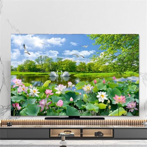 FANSU Blauer Himmel Landschaft Hülle Staubschutzhülle, Bildschirm Staubschutz für Fernsehen Universal, Hängend/Desktop Indoor Bildschirm Staubschutz TV Schutzhülle für Den (Blauer Himmel,75 Zoll) FANSU Blauer Himmel Landschaft Hülle Staubschutzhülle, Bildschirm Staubschutz für Fernsehen Universal, Hängend/Desktop Indoor Bildschirm Staubschutz TV Schutzhülle für Den (Blauer Himmel,75 Zoll) von FANSU