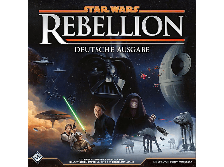 FANTASY FLIGHT GAMES Star Wars: Rebellion Grundspiel Gesellschaftsspiel Mehrfarbig von FANTASY FLIGHT GAMES