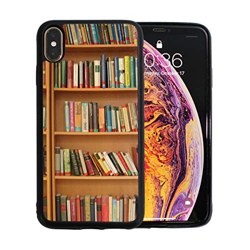 FANTAZIO iPhone XS Max Hülle Cover Bücherregal Anti-Kratzer Stoßdämpfung Cover Case? von FANTAZIO