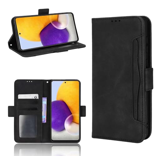 FANYUAN Handyhülle für Fossibot F109 Hülle, Mit Kartenfach und Standfunktion, Premium Leder Flip Cover Brieftasche Case, Schutzhülle für Fossibot F109.(Schwarz) von FANYUAN