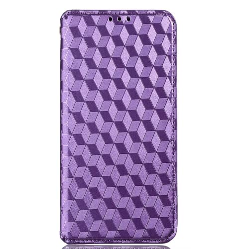 FANYUAN Handyhülle für Gabb Phone 4 Pro Hülle, Mit Kartenfach und Standfunktion, Premium Leder Flip Cover Brieftasche Case, Schutzhülle für Gabb Phone 4 Pro.(Lila) von FANYUAN