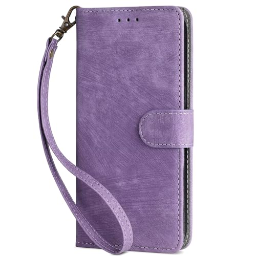 FANYUAN Handyhülle für ITEL Power 70/P70 Hülle, Mit Kartenfach und Standfunktion, Premium Leder Flip Cover Brieftasche Case, Schutzhülle für ITEL Power 70/P70.(Lila) von FANYUAN