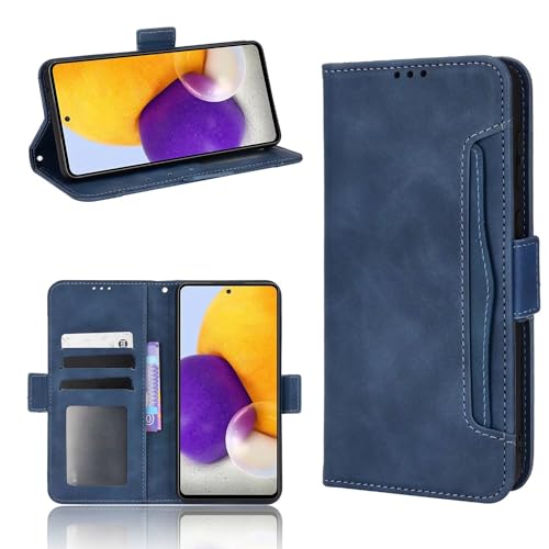 FANYUAN Handyhülle für Ulefone Note 21 Hülle, Mit Kartenfach und Standfunktion, Premium Leder Flip Cover Brieftasche Case, Schutzhülle für Ulefone Note 21.(Blau) von FANYUAN