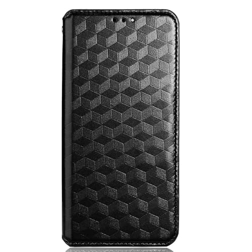 FANYUAN Handyhülle für ZTE Blade A35e Hülle, Mit Kartenfach und Standfunktion, Premium Leder Flip Cover Brieftasche Case, Schutzhülle für ZTE Blade A35e.(Schwarz) von FANYUAN