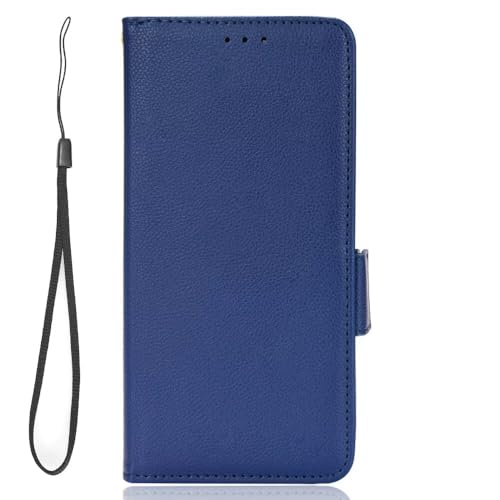 FANYUAN Handyhülle für vivo Y19e Hülle, Mit Kartenfach und Standfunktion, Premium Leder Flip Cover Brieftasche Case, Schutzhülle für vivo Y19e.(Dunkelblau) von FANYUAN