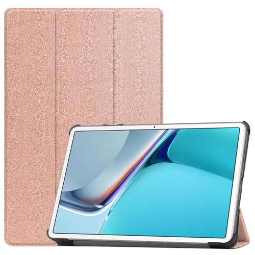 FANYUAN Hülle für Apple iPad Air 13 (2025) Tablette, Ultra Dünn mit Auto aufwachen/Schlaf Funktion Standfunktion Case, PU Leder Schutzhülle für Apple iPad Air 13 (2025).(Roségold) von FANYUAN
