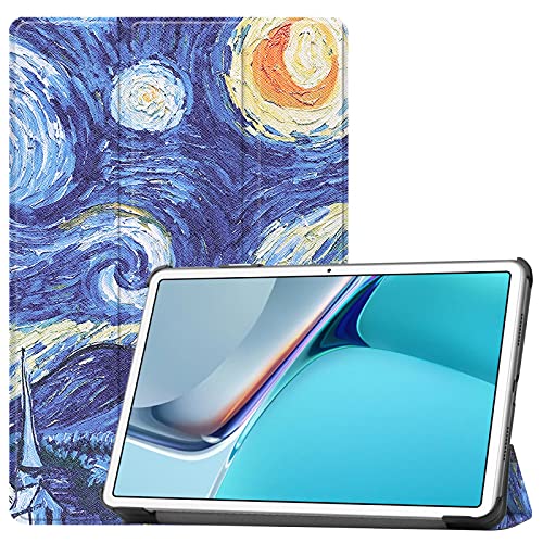 FANYUAN Hülle für Honor MagicPad 2 12.3 Tablette, Ultra Dünn mit Auto aufwachen/Schlaf Funktion Standfunktion Case, PU Leder Schutzhülle für Honor MagicPad 2 12.3.(Sternenklarer) von FANYUAN