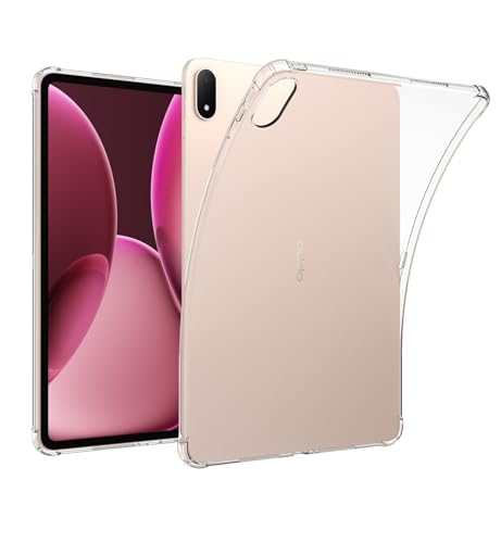 FANYUAN Hülle für Kindle Oppo Pad 4 Pro, Kratzfest, Ultradünne Soft TPU Silikon Tablet Schutzhülle, Stoßfest Cover Case für Kindle Oppo Pad 4 Pro.(transparent) von FANYUAN