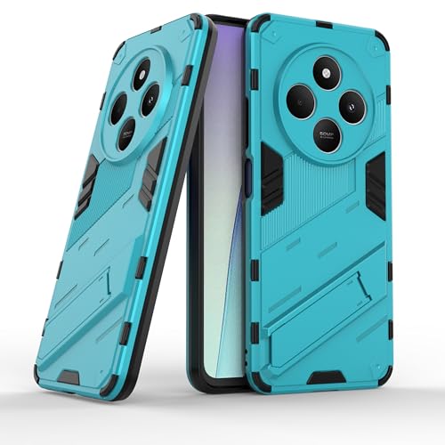 FANYUAN Hülle für Xiaomi Redmi 14C, Soft TPU + Hard PC, Ganzkörper Robuste Stoßfeste Schutzhülle, Standfunktion, Handyhülle Cover Case für Xiaomi Redmi 14C.(Blau) von FANYUAN