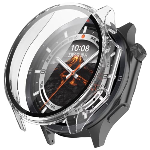 FANYUAN Oppo Watch X2 Mini Schutzhülle + Bildschirmfilm, PC-Material Stoßfestes Case, HD klare Folie, Kratzfest, Hülle Kompatibel mit Oppo Watch X2 Mini.(Transparent) von FANYUAN