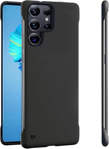 FAOMSEBS Randlose Schutzhülle für Samsung S24 Ultra 6,8 Zoll (Gefühl von blankem Metall) [Ultradünn wie ohne Hülle] Antishock Cover Samsung Galaxy S24 Ultra, schnelle Wärmeableitung 2024 von FAOMSEBS