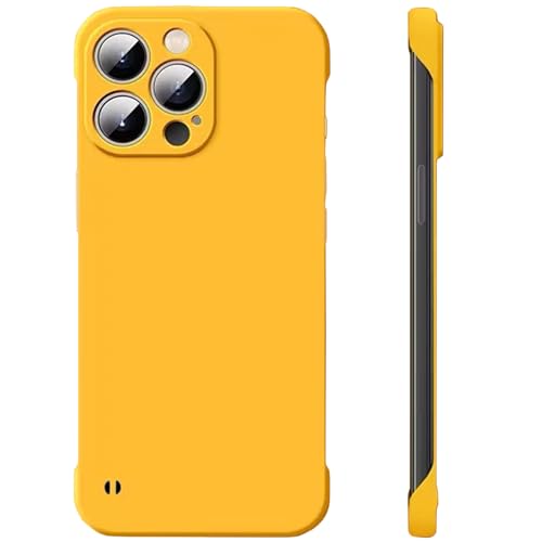 FAOMSEBS Randlose Schutzhülle für iPhone 13 Pro Max (Gefühl von blankem Metall) [Ultradünn wie ohne Hülle] Schutzhülle für iPhone 13 Pro Max Case mit schneller Wärmeableitung 6,7 von FAOMSEBS