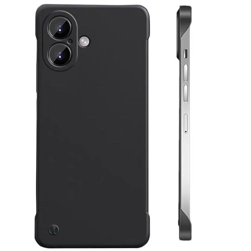 FAOMSEBS Randlose Schutzhülle für iPhone 16 (Gefühl von bloßem Metall) [Ultradünn wie ohne Hülle] Stoßfeste Schutzhülle iPhone 16 Case mit schneller Wärmeableitung Cover 6,1 Zoll 2024 von FAOMSEBS