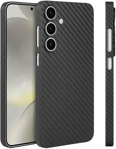 FAOMSEBS Schutzhülle für Samsung S25, Karbonfaser-Textur, dünn wie keine Hülle, kabelloses Laden, weiche Schutzhülle für Samsung Galaxy S25, Anti-Fingerabdruck und schweißfest, Schwarz FAOMSEBS Schutzhülle für Samsung S25, Karbonfaser-Textur, dünn wie keine Hülle, kabelloses Laden, weiche Schutzhülle für Samsung Galaxy S25, Anti-Fingerabdruck und schweißfest, Schwarz von FAOMSEBS