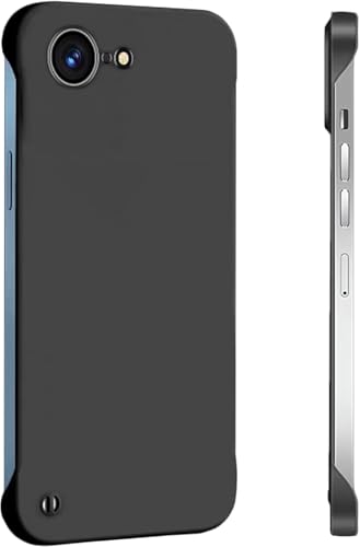 FAOMSEBS Schutzhülle für iPhone 16e, randlos, schlankes Design (blankes Metallgefühl), ultradünn wie keine Hülle, schnelle Wärmeableitung, kühlende Schutzhülle für iPhone 16e, hartes Polycarbonat von FAOMSEBS