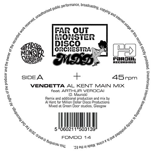 Vendetta Feat. Arthur Verocai (Al Kent Rmx) (180g) [Vinyl Maxi-Single] von FAR OUT REC.