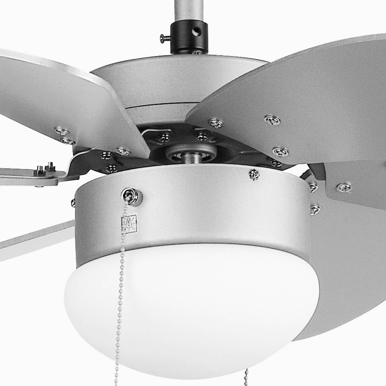 Deckenventilator Palao S mit Leuchte, grau von FARO BARCELONA