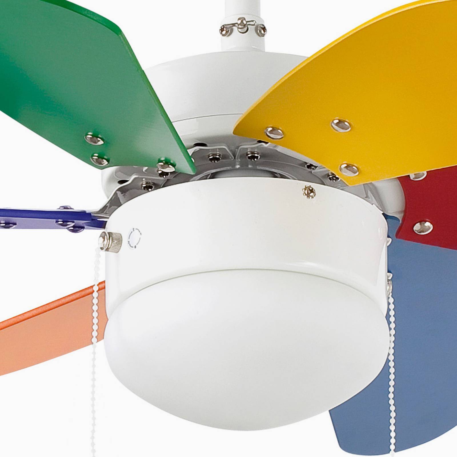 Deckenventilator Palao S mit Leuchte, multicolour von FARO BARCELONA