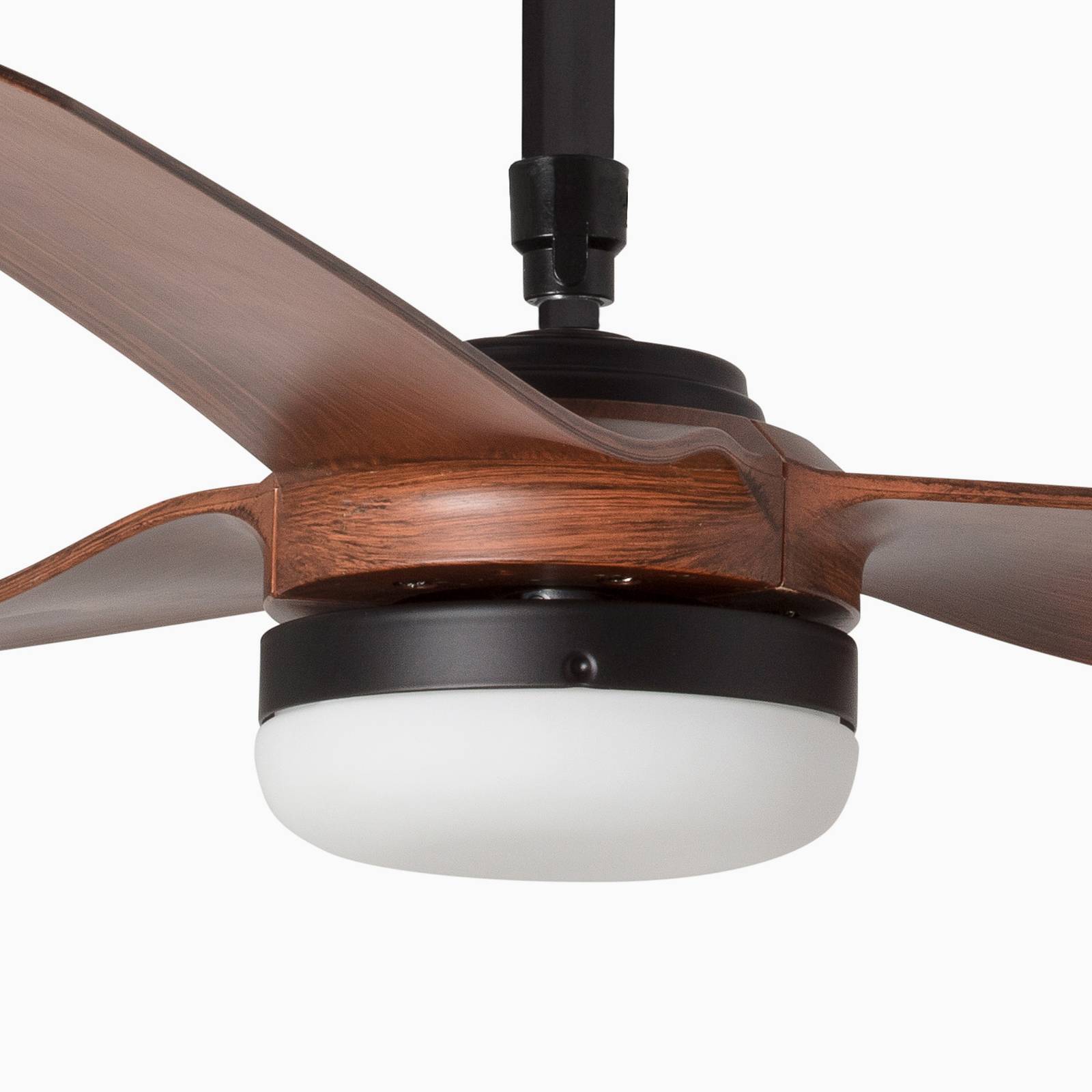 Deckenventilator Punt M DC LED schwarz/Holz dunkel Deckenventilator Punt M DC LED schwarz/Holz dunkel von FARO BARCELONA