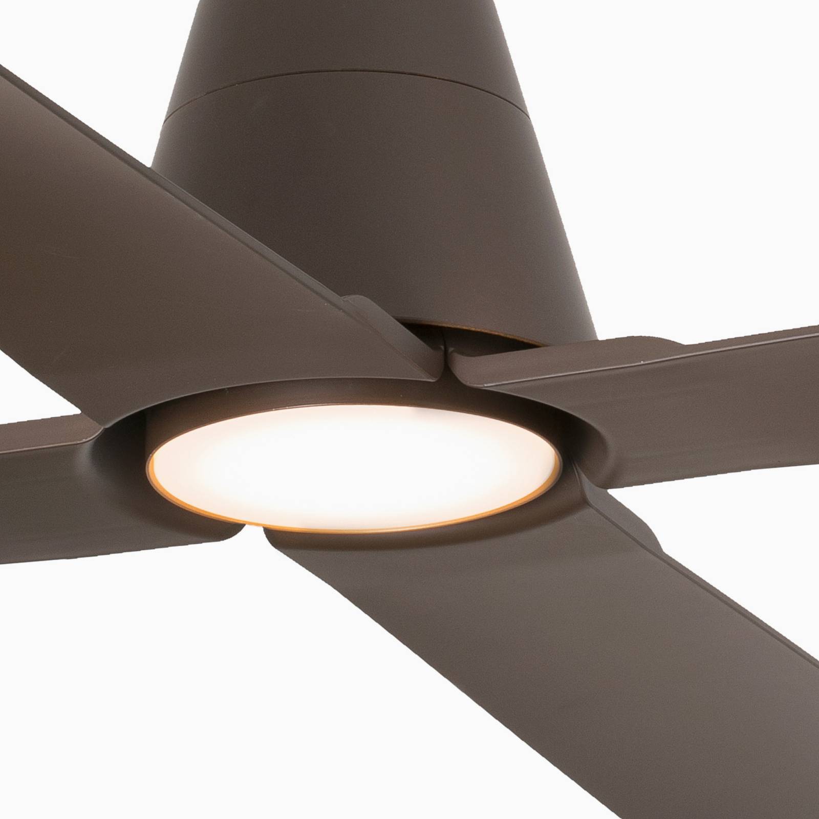 Deckenventilator Typhoon M LED-Leuchte IP44 braun Deckenventilator Typhoon M LED-Leuchte IP44 braun von FARO BARCELONA