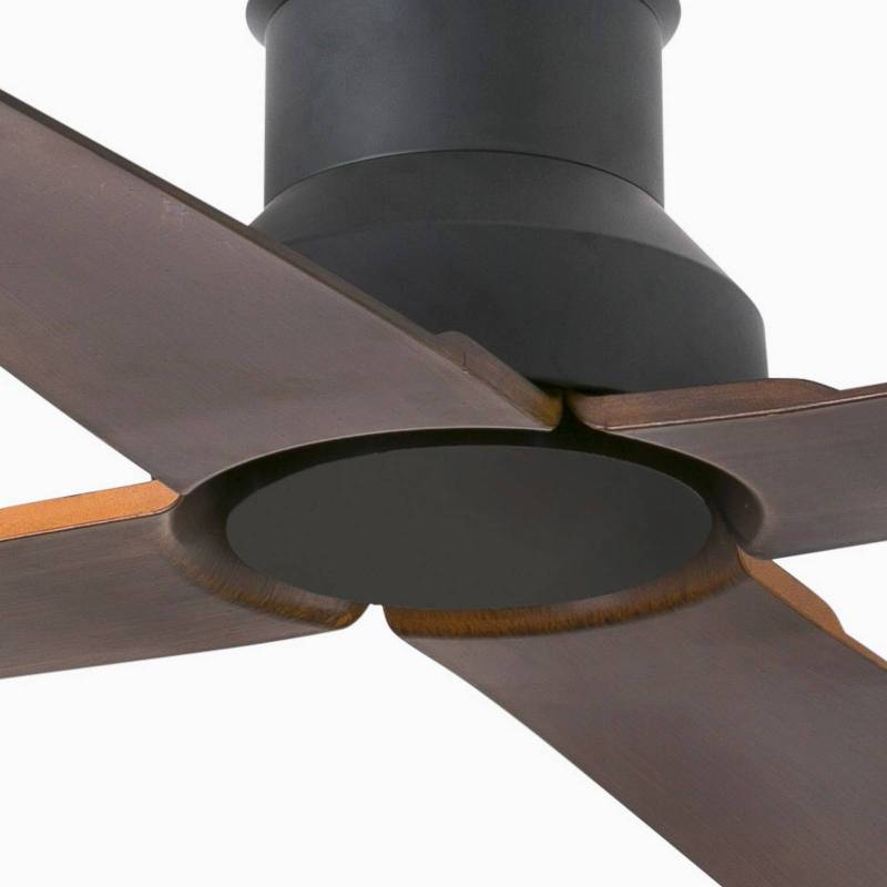 Deckenventilator Winche M, IP44, für außen, wenge von FARO BARCELONA