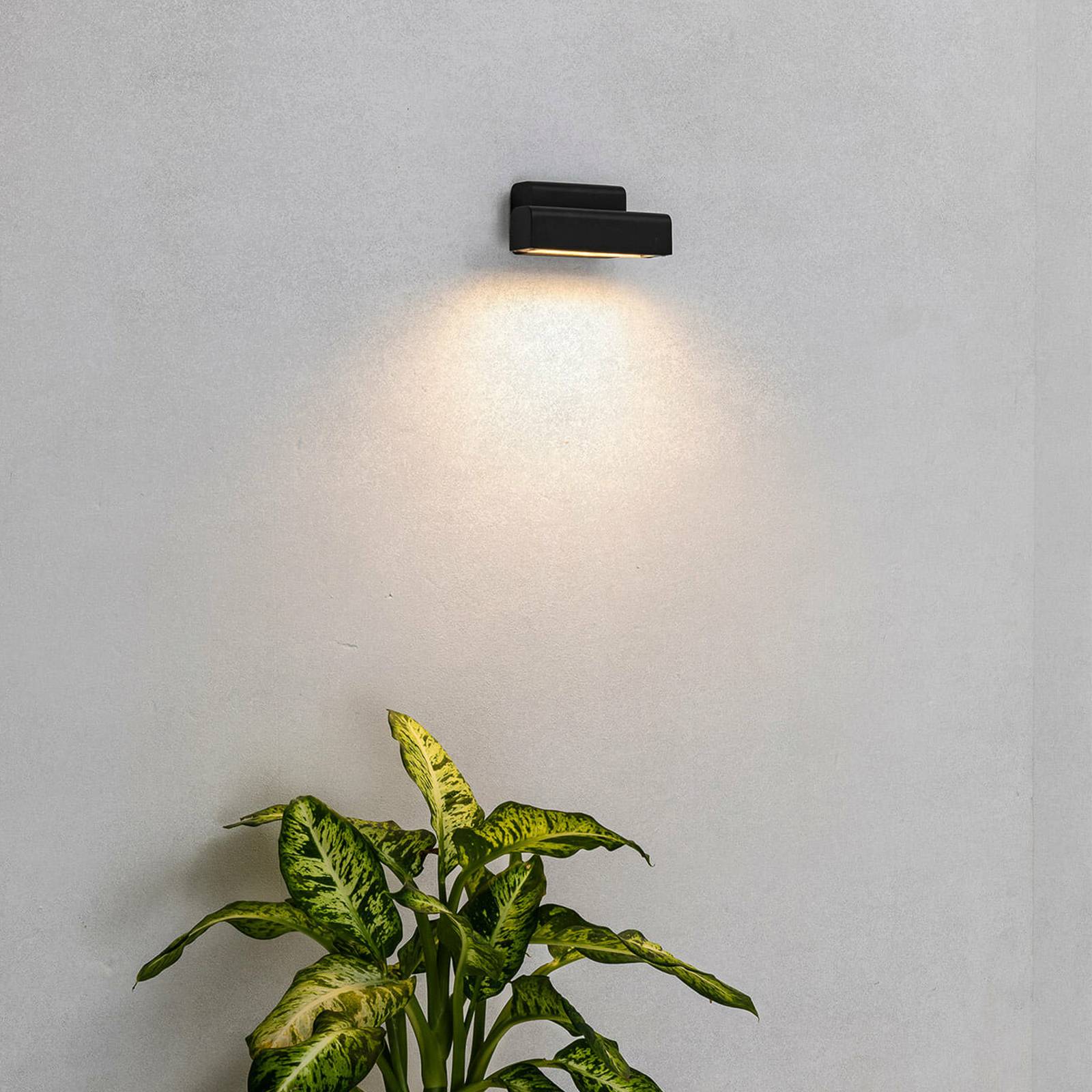 LED-Außenwandleuchte Balic, schwarz, Aluminium, Breite 15 cm LED-Außenwandleuchte Balic, schwarz, Aluminium, Breite 15 cm von FARO BARCELONA
