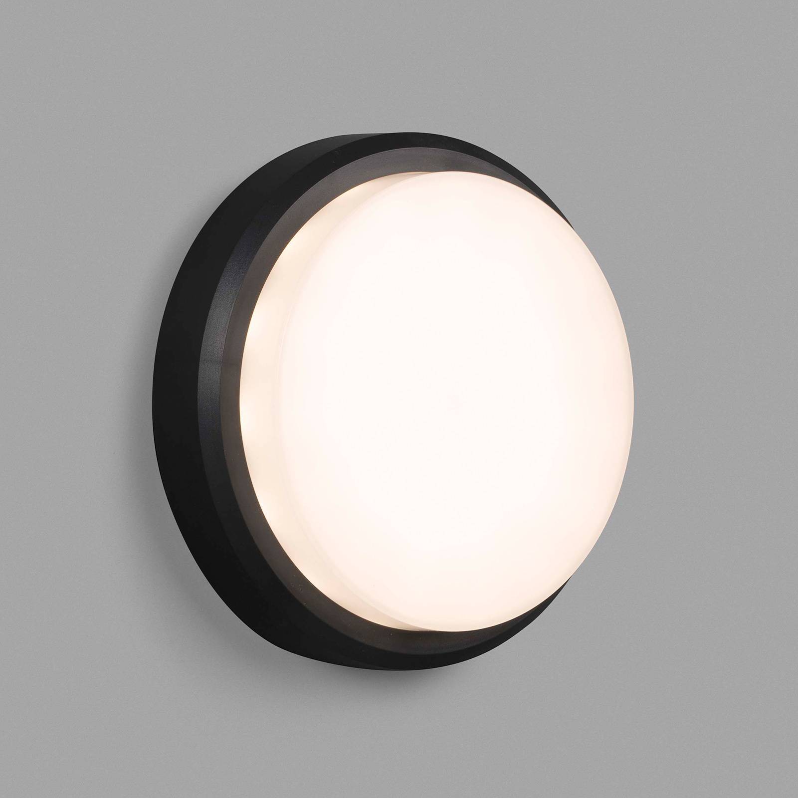LED-Außenwandleuchte Tom XL, IK10, dunkelgrau/weiß LED-Außenwandleuchte Tom XL, IK10, dunkelgrau/weiß von FARO BARCELONA