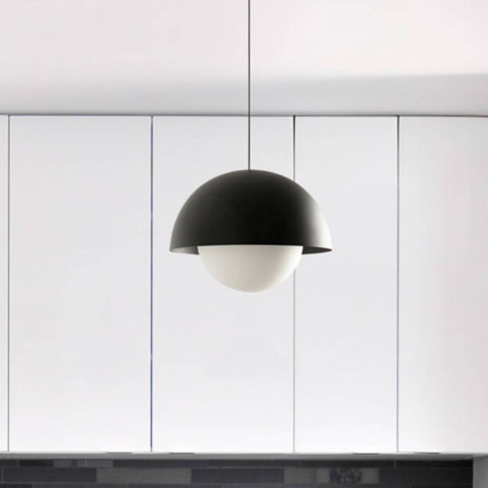 LED-Pendellampe Marisol, schwarz, Stahl/Glas, Ø 30 cm LED-Pendellampe Marisol, schwarz, Stahl/Glas, Ø 30 cm von FARO BARCELONA