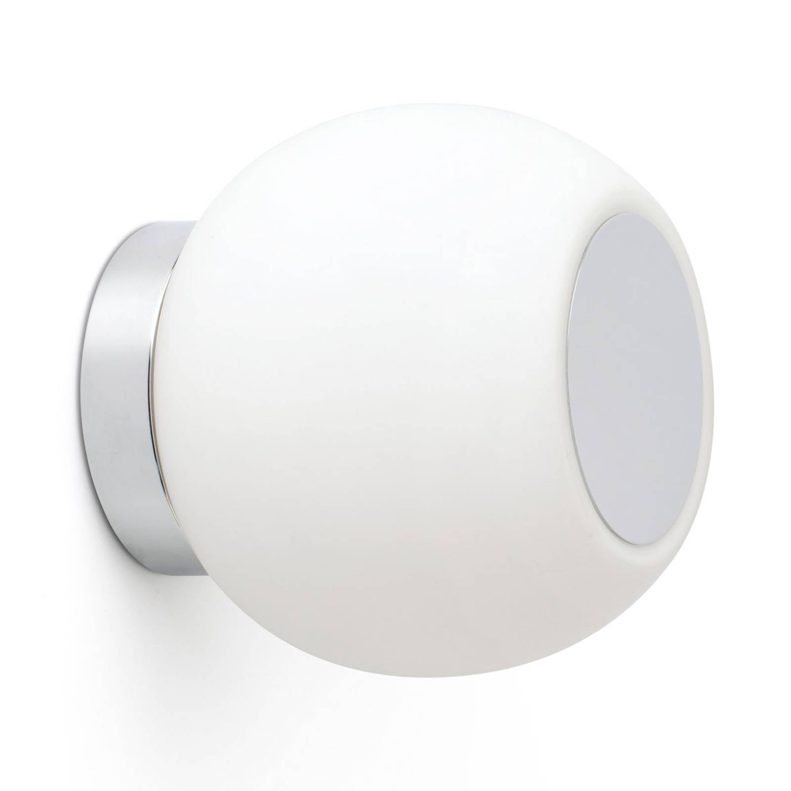 LED-Wandlampe Moy in Chrom mit Glasschirm LED-Wandlampe Moy in Chrom mit Glasschirm von FARO BARCELONA