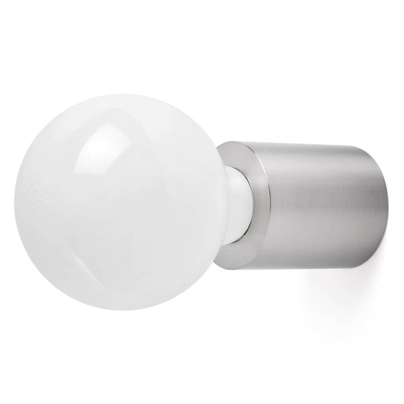 Ten - minimalistische Wandleuchte, nickel matt Ten - minimalistische Wandleuchte, nickel matt von FARO BARCELONA