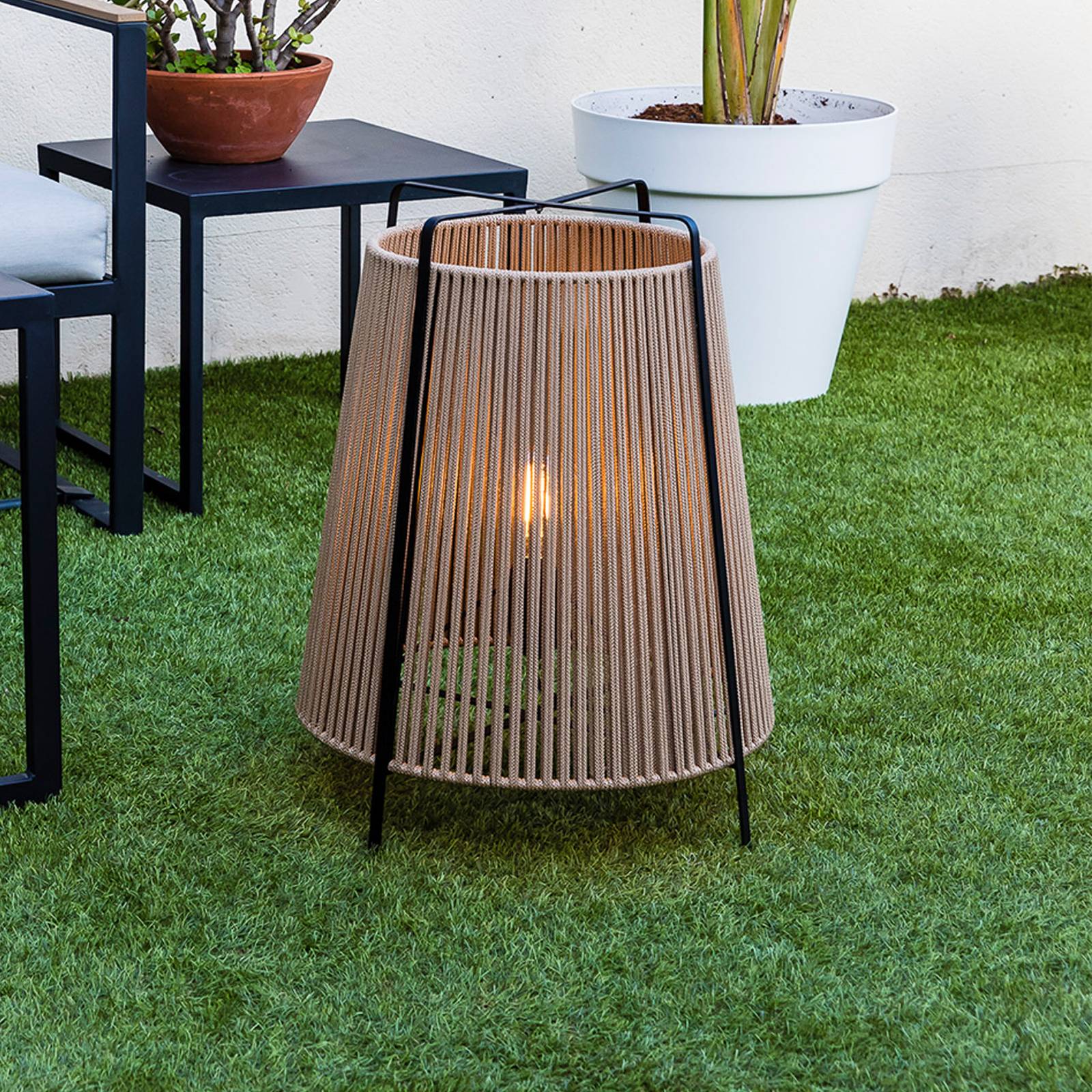 Terrassenleuchte Akane, beige Terrassenleuchte Akane, beige von FARO BARCELONA