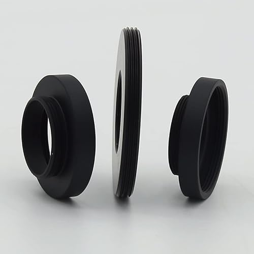 FASOLI Micro Fotografie Interface Adapter Ring Mikroskop Objektiv CS RMS Gewinde auf M25 M26 M27 M32 1St (Color : Large) von FASOLI
