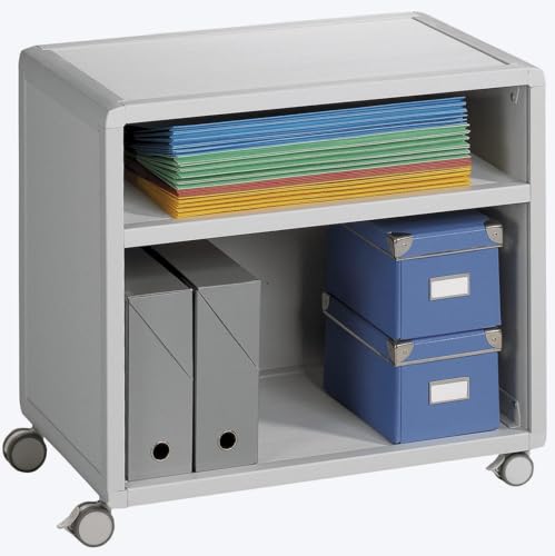 PAPERFLOW DM1K2.02 Rollregal Mobil 1 Oh grau von FAST PAPERFLOW