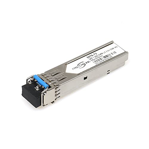 FASTCABLING Singlemode-SFP-Fasermodul, 1,25 Gbit/s 1000Base-LX Ethernet, Einzelmodus, Duplex LC, 1330 nm FP Laser, DDM, bis zu 20 km Entfernung, IEEE 802.3z/EN 60825-1 konform von FASTCABLiNG