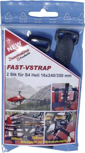 FASTECH® 675-330-Bag Klettband mit Gurt Haft- und Flauschteil (L x B) 350, 240 mm, mm x 16mm Schwar von FASTECH®