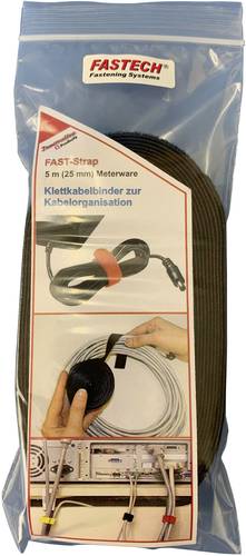 FASTECH® 695-330-Bag Klettband zum Bündeln Haft- und Flauschteil (L x B) 5000mm x 25mm Schwarz 5m von FASTECH®