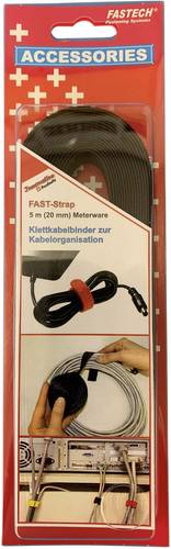 FASTECH® 697-330C Klettband zum Bündeln Haft- und Flauschteil (L x B) 5000mm x 20mm Schwarz 5m von FASTECH®