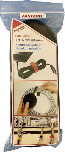 FASTECH® 698-330-Bag Klettband zum Bündeln Haft- und Flauschteil (L x B) 5000mm x 30mm Schwarz 5m von FASTECH®