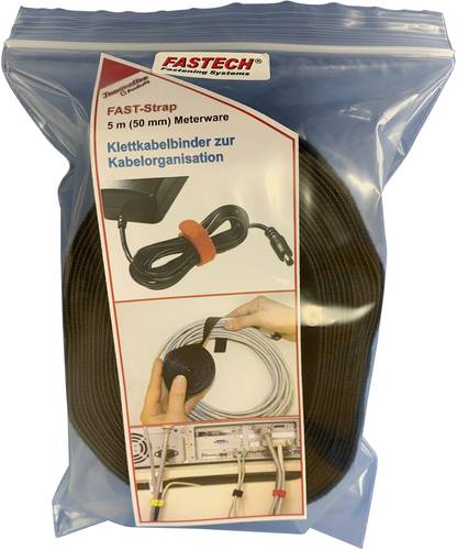 FASTECH® 699-330-Bag Klettband zum Bündeln Haft- und Flauschteil (L x B) 5000mm x 50mm Schwarz 5m von FASTECH®